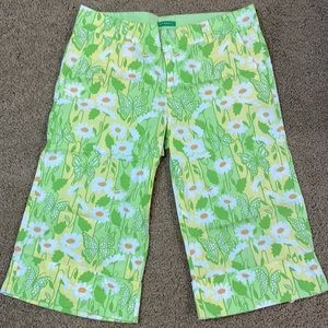 Vintage Lilly Pulitzer Socialite Butterfly Capris